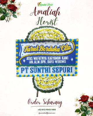 Papan Bunga Duka di P Berayan Bengkel
