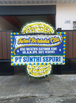 Papan Bunga Duka di P Berayan Bengkel